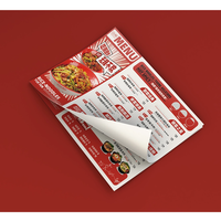 Menu e Volantini Personalizzati con Stampa Digitale a Colori su Carta Offset e Cartoncino per Ristoranti, Caffè, Bar e Uso Commerciale