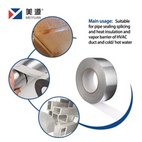 Ruban de papier d'aluminium en tissu de fibre de verre de haute qualité Revêtement de conduit ignifuge HVAC