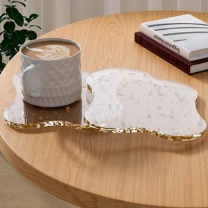 Posavasos de Acrílico con Forma Irregular Personalizada, Color Rojo Rosa, para Café, Té, Bebidas, Decoración de Mesa, Exhibición de Vino, Venta al Por Mayor de Fábrica - Product Image 5