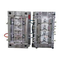 Connecteur de tuyau de refroidissement en plastique PA66 PA6 moulé par injection, moulage par injection de plastique pour radiateur automobile