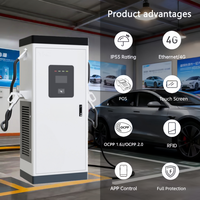 Station de recharge rapide DC YIXINDIAN 60kW 80kW 120kW 160KW 180kW 240KW, énergie solaire, batterie, utilisation en extérieur, panneau solaire, contrôle par application