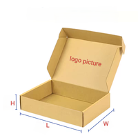 Boîtes en papier d'expédition recyclables personnalisées auto-scellantes Emballage en carton ondulé-Écologique et durable