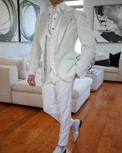 Costume de luxe pour homme <span class=keywords><strong>italien</strong></span>, couleurs variées, blazer, pantalon, ensemble 3 pièces, jacquard, soirée, bal, mariage, costume de marié, smoking - Product Image 5