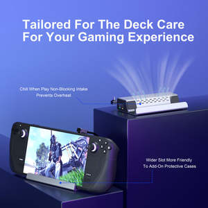 Estación de acoplamiento para Steam Deck support PD 30 Carga rápida 6 en 1 Hub Steam Deck Dock Stand con 100Mbps 4K Steam Deck Dock - Product Image 5