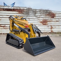 NIMBUS EPA Certified Skid Steer Loader dengan Bodi Kompak Ideal untuk Situs Kecil, Pengolahan Lanskap, Warna Kustom Skid Steer Loader