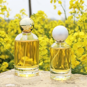 Bouteille de <span class=keywords><strong>parfum</strong></span> de luxe pour femmes, flacon en verre, rond et vide, accessoires OEM, 30ml, 50ml, 100ml, 5 pièces - Product Image 4