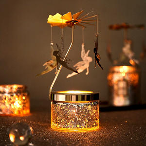 Juego de Caja de Regalo con Portavelas Giratorio de Aromaterapia Hecho a Mano 2026, Velas Aromáticas de Soya para Decoración Navideña del Hogar - Product Image 1