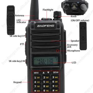 วิทยุสื่อสาร BF-A58S แบบสามย่านความถี่ ปรับได้ด้วยมือ กำลังส่งสูง 5 วัตต์ ระยะ 0-5 กม. แบตเตอรี่ 1000-1500 มิลลิแอมป์ - Product Image 5