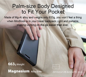 Laptop CHUWI MiniBook 8 inch màn hình IPS 1920 x 1200, chip Intel Celeron J4125, RAM 6GB+ROM 128GB, mỏng nhẹ, máy tính bảng mini bỏ túi tiện dụng - Product Image 4