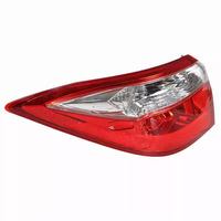 Lentille de feux arrière LED transparente pour Toyota Corolla 2014-2019, version américaine