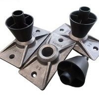 Poteau de précontrainte du fabricant Tension Mono Wedge Anchorage Baril 12.7mm Boulon d'ancrage Construction Bois Ancrage au sol