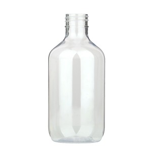 Bouteille en plastique PET ambrée 500 ml 28 mm résistante aux UV et à la lumière pour shampoing, gel douche, soins personnels - Product Image 4