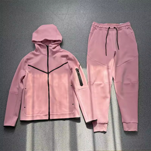 Tuta sportiva da <span class=keywords><strong>uomo</strong></span> con logo personalizzato di alta qualità, con Design a cerniera, abbigliamento sportivo ampio, abbigliamento sportivo Casual autunnale e invernale - Product Image 4