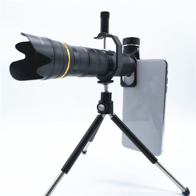 Mobile Phone Telephoto Telescopic Lens-Lightweight Metal & Plastic for Outdoor & Camping Photography All Seasons Use