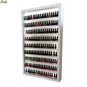 Estante <span class=keywords><strong>de</strong></span> exhibición <span class=keywords><strong>de</strong></span> <span class=keywords><strong>esmalte</strong></span> <span class=keywords><strong>de</strong></span> <span class=keywords><strong>uñas</strong></span> <span class=keywords><strong>Essie</strong></span> con marco blanco montado en la pared <span class=keywords><strong>de</strong></span> lujo/soporte <span class=keywords><strong>de</strong></span> botella <span class=keywords><strong>de</strong></span> barniz <span class=keywords><strong>de</strong></span> <span class=keywords><strong>uñas</strong></span> - Product Image 5