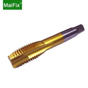 Maifix 1PC M3 M4 M5 Tige <span class=keywords><strong>de</strong></span> taraudage à cannelure droite pour trous aveugles, avec revêtement en étain, usinage CNC, <span class=keywords><strong>type</strong></span> plat, taraudeur à pointe - Product Image 4