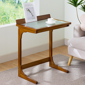 Multifunction Coffee <b>Table</b> Tempered Glass Top <b>Foldable</b> Design For Living Room Adults And Elderly Use - Product Image 3
