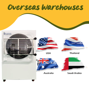 Thương mại phòng thí nghiệm lớn có kích thước 18 khay 50kg 60kg 70kg HFD-50plus lyophilizer đóng băng máy sấy máy thực phẩm trái cây dâu tây rau - Product Image 5