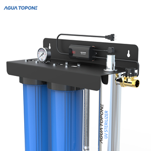 Sistema de Filtro de Agua de 3 Etapas para Toda la Casa, Carcasa Azul de 4.5 * 10 Pulgadas, Cartucho de Filtro de Agua de 10 y 20 Pulgadas, con Luz Ultravioleta para Agua Potable en el Hogar - Product Image 4