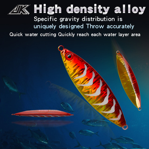 Lichtgevende Metalen <span class=keywords><strong>Jig</strong></span> Aas 80g/100g/120g Vissen Zoetwater Zoutwater Slow Pitch Jiggen Aas - Product Image 3