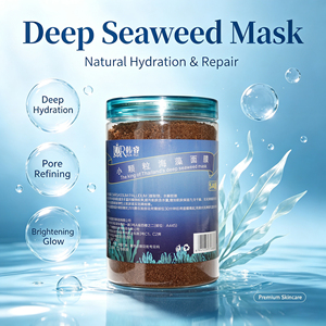 Masque facial au collagène d'algues à petites particules pour la gestion de la peau, l'hydratation, les soins de la peau en salon de beauté - Product Image 1