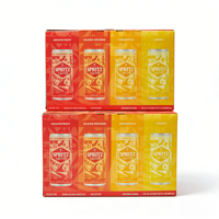 Boîtes en carton réutilisables pour boissons gazeuses et bières, avec logo personnalisé imprimé, écologiques, lot de 12, 12 oz (355 ml)