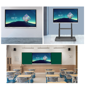 Nueva Pantalla Táctil Todo en Uno de 65 Pulgadas 4K para PC, Pizarra Inteligente <span class=keywords><strong>OPS</strong></span> para Enseñanza y Reuniones, Sistema Dual, Puertos USB y Seriales - Product Image 3