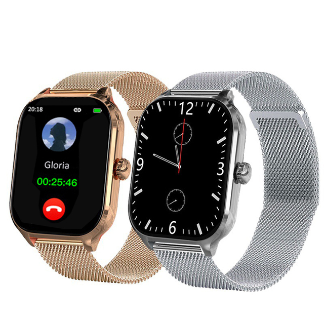 China Factory Wholesales 2.0 Inch Touch Screen App Connected Cheap Low Price Men Women Smart Watch for iPhone and Android Phone