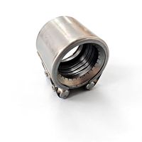 Connecteur à anneau denté pour tuyau d'évacuation des eaux usées, en acier inoxydable, haute adhérence, résistant à la corrosion, installation rapide, réparation des fuites