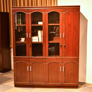 Nội Thất Văn Phòng Luxury Executive Boss Manager <span class=keywords><strong>4</strong></span> Ngăn Kéo Bên Văn Phòng Tủ Sách Gỗ - Product Image 4