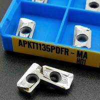 Insert de fraisage en carbure KORLOYs APKT1135PDFR-MA H01 85 °   Cutter CNC en aluminium positif