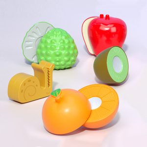 <span class=keywords><strong>Jouet</strong></span> <span class=keywords><strong>de</strong></span> cuisine en plastique pour enfants, ustensiles <span class=keywords><strong>de</strong></span> cuisine, couverts, fruits et légumes à découper - Product Image 3