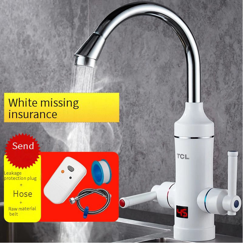 Double handle white small screen + leakage protection plug