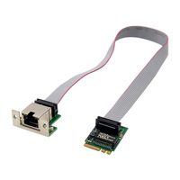 Carte réseau industrielle Gigabit Ethernet interne M.2 A+E NGFF RTL8111F à port unique RJ45 pour ordinateur en stock