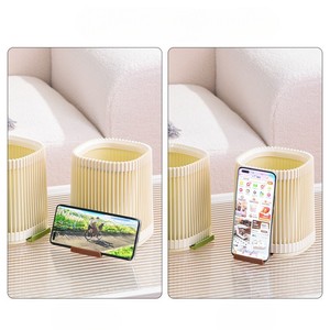 صندوق نفايات صغير محمول لطيف على سطح المكتب من البلاستيك - Product Image 5
