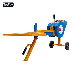Fendeuse à <span class=keywords><strong>bois</strong></span> électrique portable <span class=keywords><strong>de</strong></span> 13 tonnes avec roues <span class=keywords><strong>de</strong></span> 8 pouces, facile à déplacer dans la cour ou sur le chantier - Product Image 4