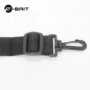 Canne à pêche noir réglable bandoulière taille tige fixe ceinture sangle de transport fronde canne à pêche attirail bandoulière ceinture - Product Image 4