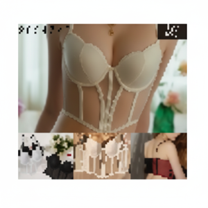 Alta Calidad Corset De Encaje Sujetador 'C' Copa Push up En Variedad De Colores - Product Image 1