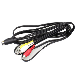 Nam-nam S video DIN 10 Pin 3 <span class=keywords><strong>RCA</strong></span> Video Cáp với <span class=keywords><strong>Mini</strong></span> 2RCA MP3 VCD DVD máy tính DC kết nối điện Loại C CCTV dây OEM - Product Image 5