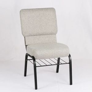 Chaises d'auditorium et d'église en métal au design moderne, très demandées, avec coussin en tissu durable, mobilier de théâtre pour usage hôtelier - Product Image 6