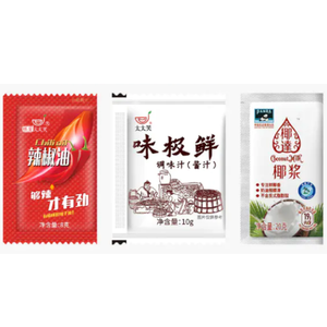 Machine d'emballage pneumatique de remplissage quantitatif de liquide pur à 3 côtés pour le vinaigre eau huile comestible jus shampooing miel thé - Product Image 3