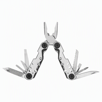 Pince pliante multifonctionnelle en acier inoxydable avec couteau, outil combiné mini portable EDC pour l'extérieur, coffret cadeau OEM