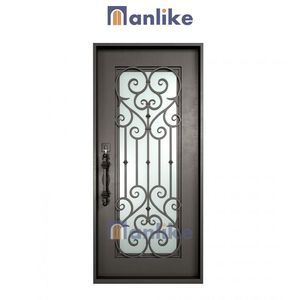 Anlike Villa contemporaine française de haute qualité Sécurité Métal Fer forgé Acier Grande <span class=keywords><strong>porte</strong></span> de sécurité intérieure <span class=keywords><strong>ancienne</strong></span> Prix - Product Image 2