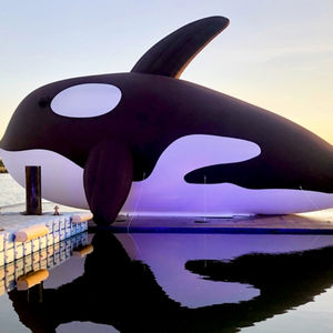 Modèle d'animal marin gonflable géant, baleine orca gonflable géante, conception gratuite, pour événement - Product Image 3