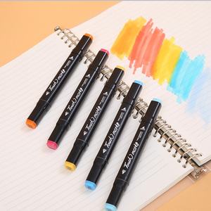 24 unidades/juego de rotuladores a base de <span class=keywords><strong>alcohol</strong></span> de <span class=keywords><strong>doble</strong></span> punta, rotulador de tela - Product Image 3