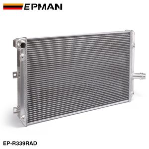 EPMAN-Radiador de refrigeración de 2 filas para VW Golf <span class=keywords><strong>GTi</strong></span>/MK5/A5 MT 06-10, de aluminio, doble núcleo, de carreras, de aluminio completo, de 2 filas, para VW <span class=keywords><strong>GTi</strong></span>/MK5/A5 MT 06-10, de la marca EPMAN - Product Image 1