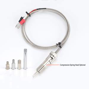 Sensor Termopar Industrial de Alta Temperatura Tipo K E J PT100 con Sonda Flexible para Monitoreo de Procesos - Product Image 4