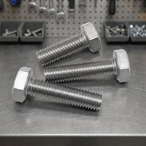 High Quality Stainless Steel Hex Bolts and Nuts Durable Hexagon Head <b>Fasteners</b> for Machinery and Construction - Product Image 4