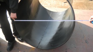 Ống TEE giảm 8 "x 6" x 8 "sch160 ASTM A403 lớp wp316l mông - Product Image 2