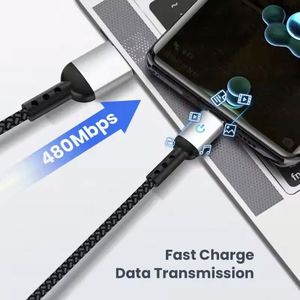 สายชาร์จเร็วพิเศษ USB A เป็น Type C/Micro USB สำหรับโทรศัพท์มือถือ พร้อมหน้าจอ LED - Product Image 5